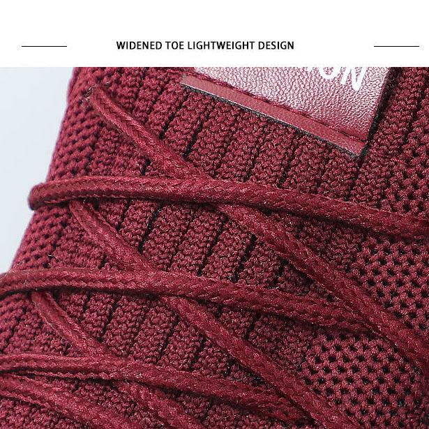 WTEMPO Dámské ležérní tenisky prodyšná síťovaná sportovní obuv matka měkká podrážka lehká neklouzavá jednobarevná obuv