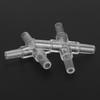 30pcs 4MM Aquarium Fish      Tubing Splitter L Shape 3 Way 4 Way Adapter Connector