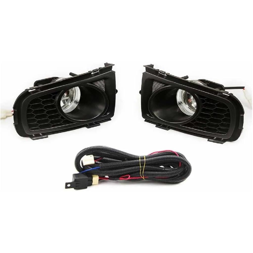 Auto Front Bumper Fog Light Compatible For MAZDA 6 Sedan GG1 2006 2007 2008 2009 2010 Fog Lamp Cover Grill Frame Headlight Foglights