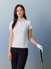 VOLVIK GOLFWEAR Women'S High-Stretch Collar T-Shirt (On) Votsq461_Ow