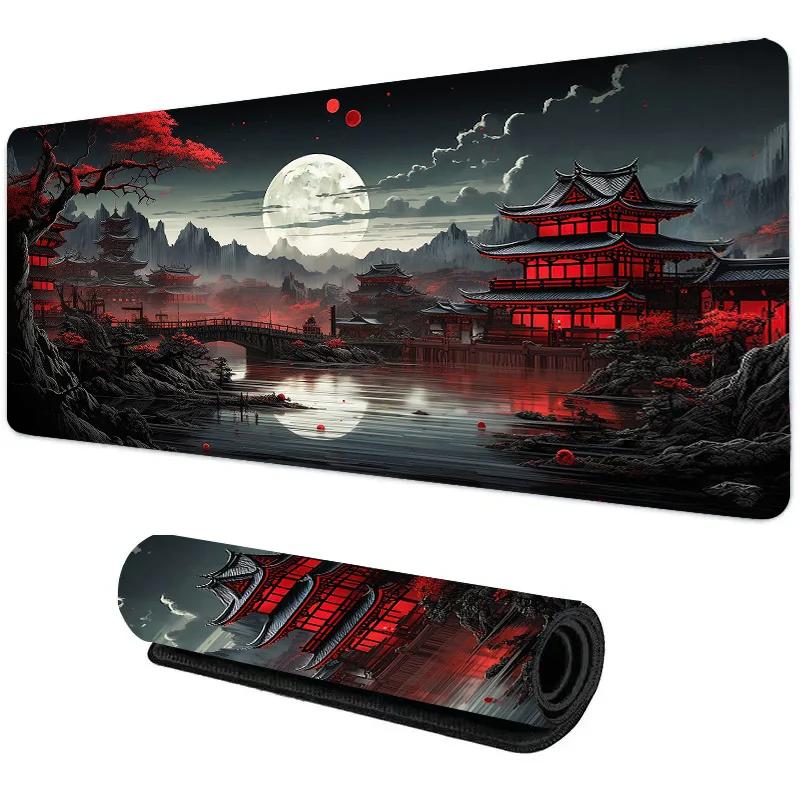 Night Moonlight Large Area Mouse Pad Laptop Non-slip Esports Office Desk Mat Game Player Mousepad PC Keyboard Desktop Carpet