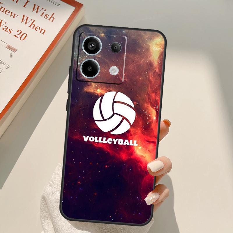 Volleyball Sport Funda For Xiaomi Redmi Note 13 14 9 10 12 11 15 Pro Plus Case For Redmi 15 C 12C 13C 14C 10C
