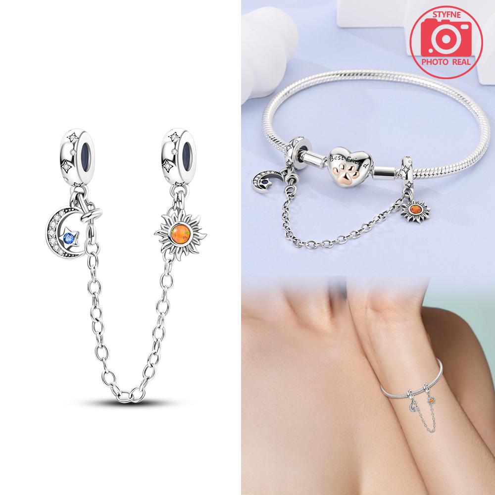 Copper Colors Original Starry Tassel Safety Chain Fit Original Bracelet Diy Jewelry For Women Diy Ladies Party Gifts