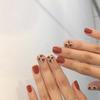 New Ins Leopard Print Nail Sticker Waterproof and Long-lasting European and American Nail Sticker Pregnant Women Can Use Nail Sticker