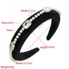 Women's Hair Hoop Rhinestone Pearl Hair Ornament Temperament Light Luxury Net Red Head Ornament
