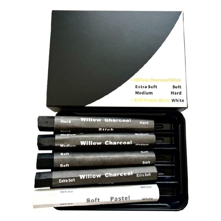 

Water Soluble Charcoal Pencils Charcoal Sticks Charcoal Strips Charcoal Drawing Pencils for Sketching Shading 1