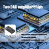 Portable USB C Amplifier 32bit 384KHz USB C to 3.5mm 4.4mm Adapter with CS43131 Chip USB C Headphone Adapter for Phone