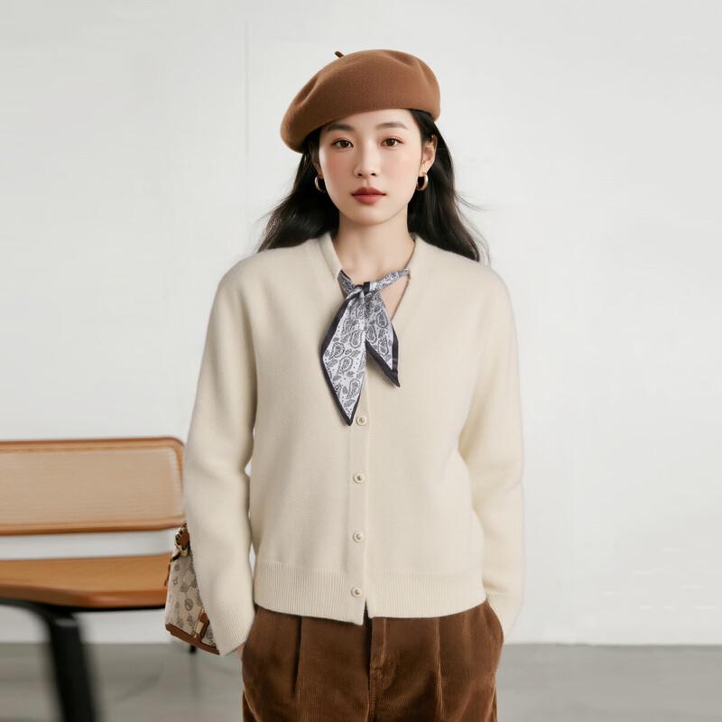 Elva  Island Women s Tie-Neck Soft Knit Cardigan S