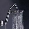 Bathroom High Pressure 6 /8 Inch Square/Round Rainfall Shower Head 360° Rotation Sprayer Hand Held Shower Head Accessories