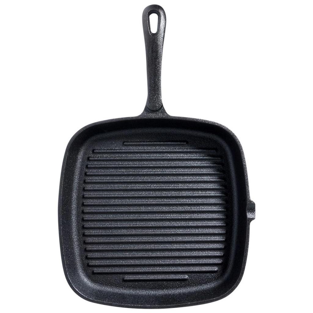 CAST IRON GRILL PAN 24cm WITH SILICONE COVER CAST LINE 199044