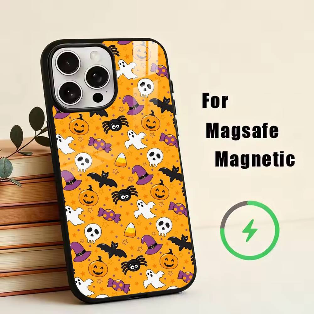 Halloween-HH  Phone Case For iPhone17,16,15,14,13,12,11 Plus,Pro Magnetic with Magsafe Wireless Charging