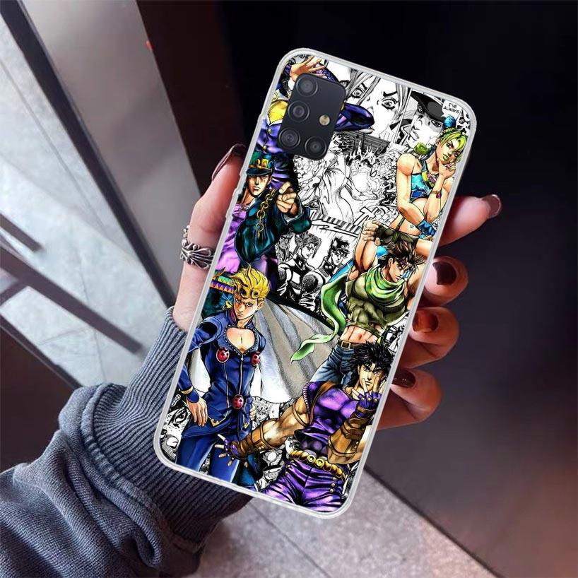 JoJo's Bizarre Adventure Hot Anime Phone Case For Samsung Galaxy A12 A52S A42 A32 A22 A51 A50 Note 20 Ultra 10 S10 Plus A71 A70