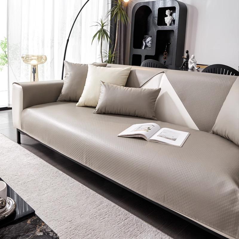 One-Piece Leather Cat Scratch Resistant Sofa Cover Waterproof Dirt-Resistant Wear-Resistant High-End Feel All-Season Sofa Cover
