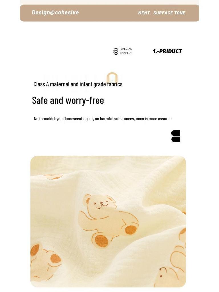 Four Seasons Newborn Baby Blanket - Gauze Quilt for Kindergarten