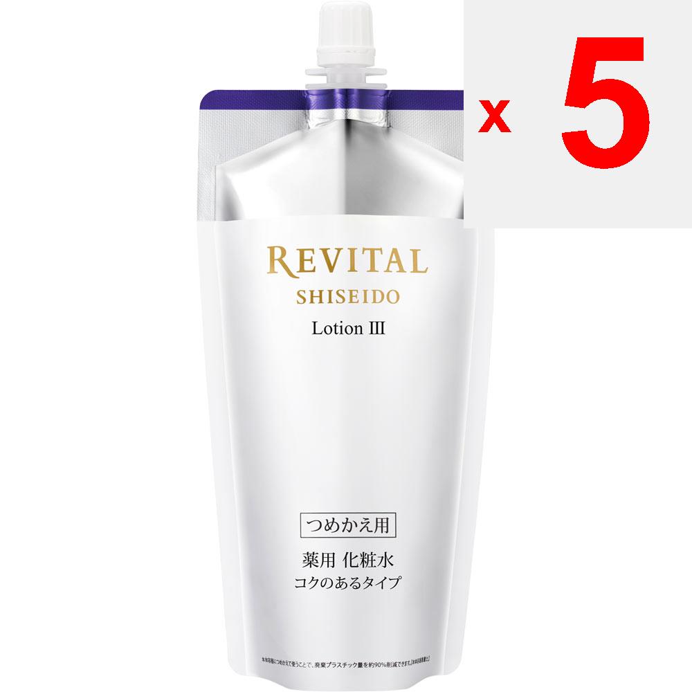 Shiseido Revital Lotion 3 Refill 150ml (Quasi-drug) After Cleansing Your Face, Apply 3 Times the Amount from the Dispenser To a Cotton Pad and Blend I