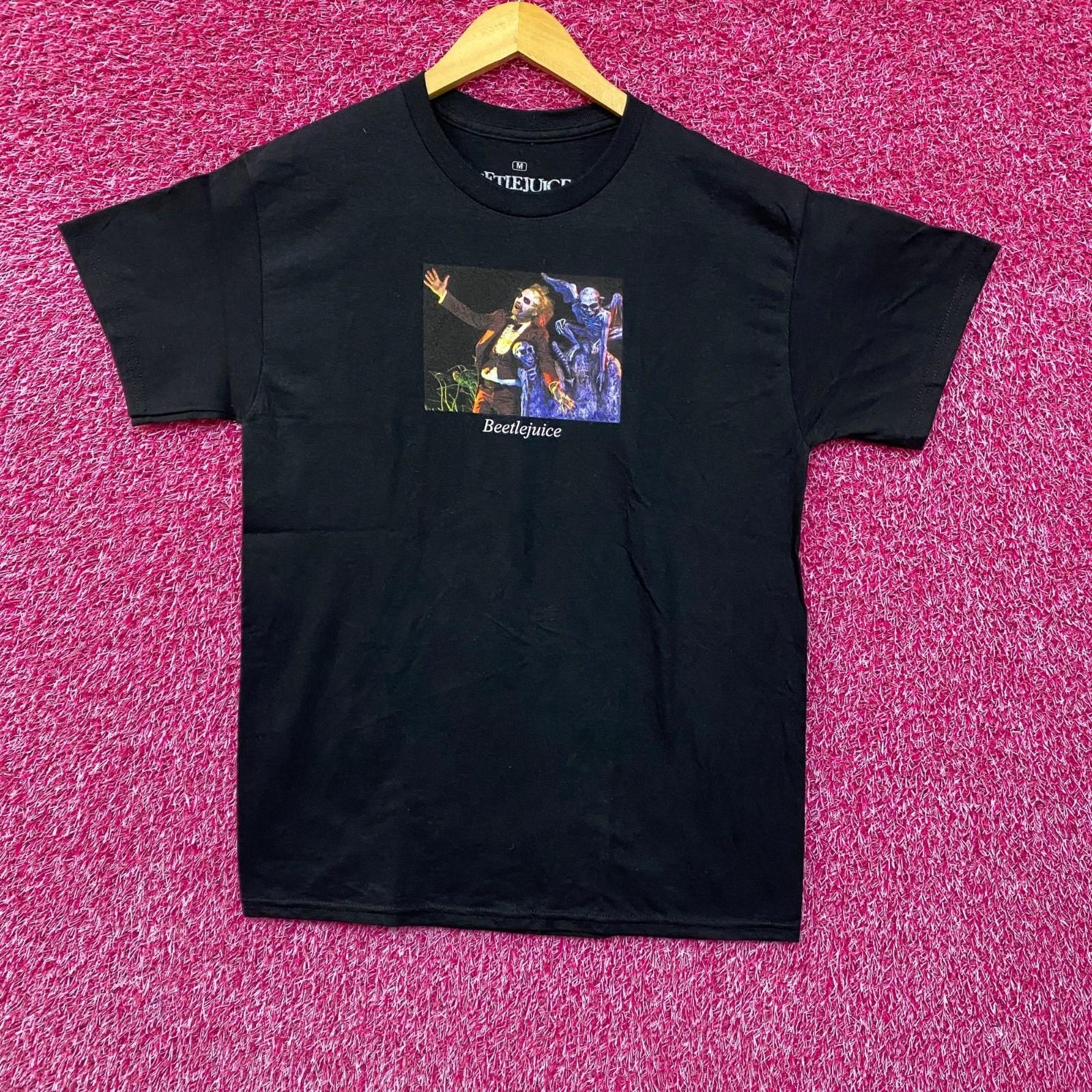 Beetlejuice Tombstone Scene Classic Movie T-Shirt 4XL