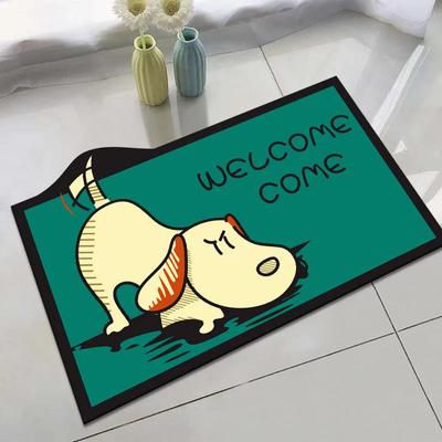 Cartoon Cat Dog Claw Bathroom Door Entrance Mat Quick Drying Anti-Slip Mats Cute Comfort Kitchen Toilet Carpet Home Accessories