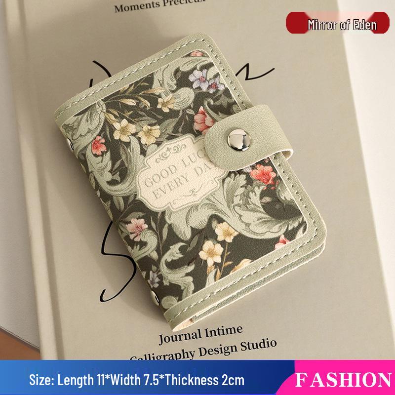 

2024 Женский модный держатель для карт: Большая вместимость, несколько слотов для ID и банковских карт