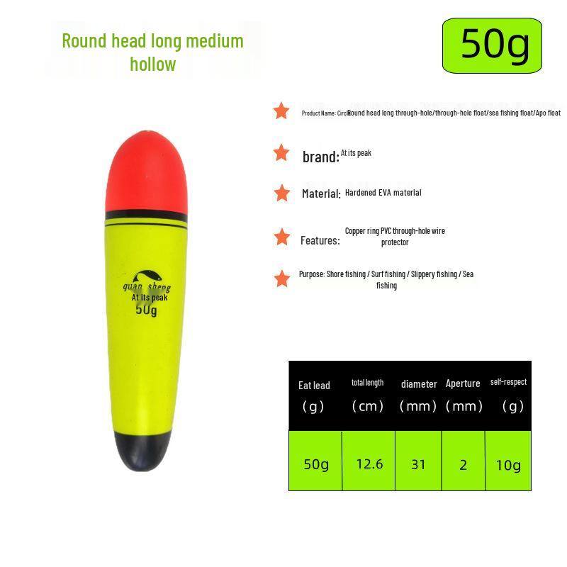 Zhongtong Dual Use Long Cast Fishing Rod with Day & Night Anti-Collision Float for Carp and Rock Fishing