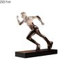 Running Sports Figures Artwork Statue Desk Decoration Ornaments Athlete Runner Character Resin Sculpture Room Aesthetics Decor