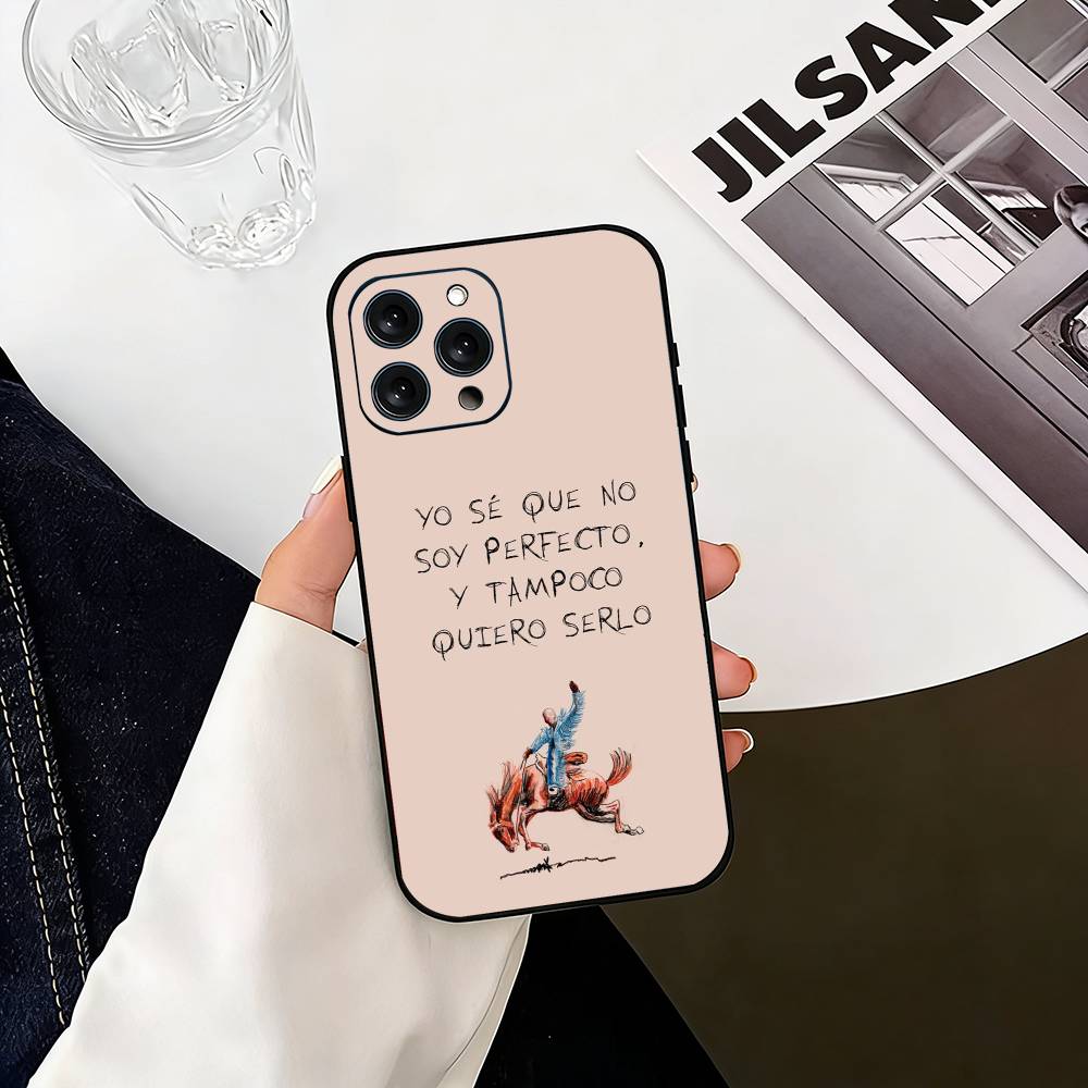Bad B-bunny F-fondo Phone Case For iPhone 17, 16,15,14,13,12,11 Plus,Pro Max, Others Soft Black Cover