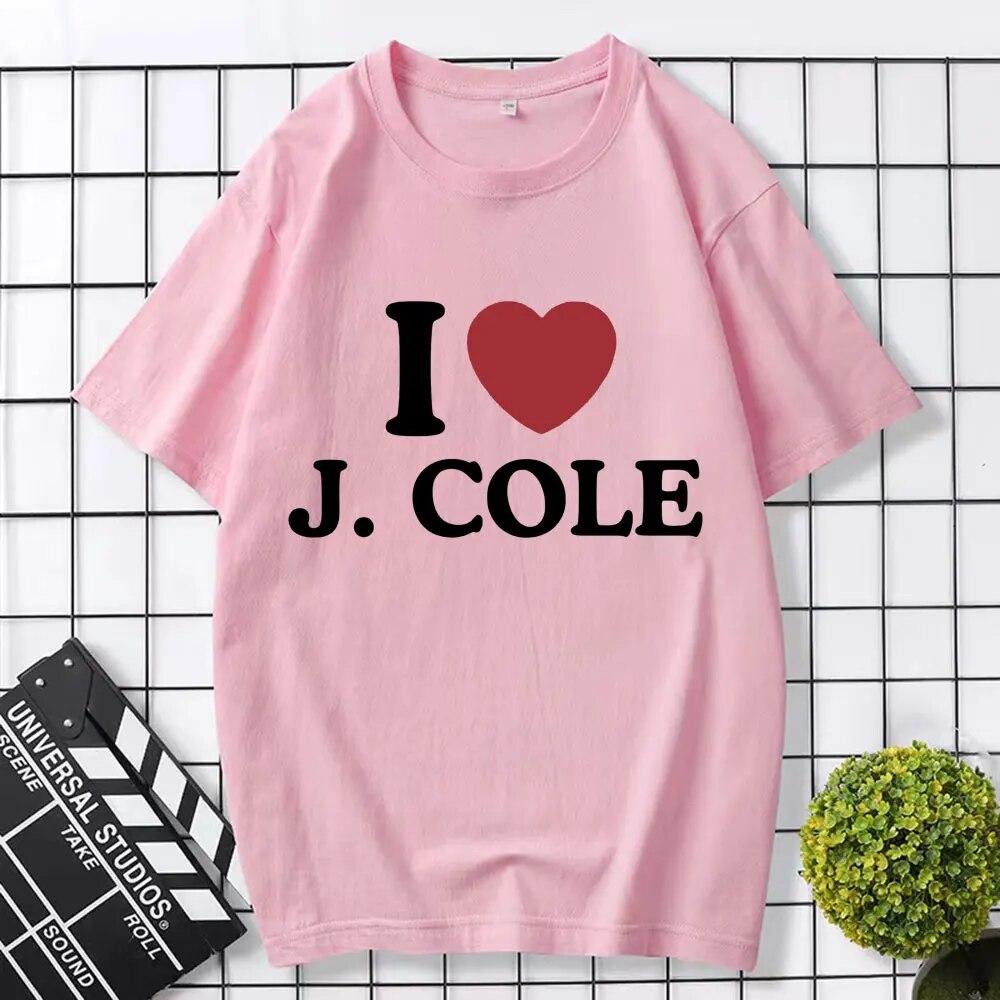 

Футболка I Love J Cole Graphic Tee 2023s Реп Хіп Хоп Панк Футболка з короткими рукавами унісекс Жіноча модна вінтажна велика футболка Harajuku 2XL