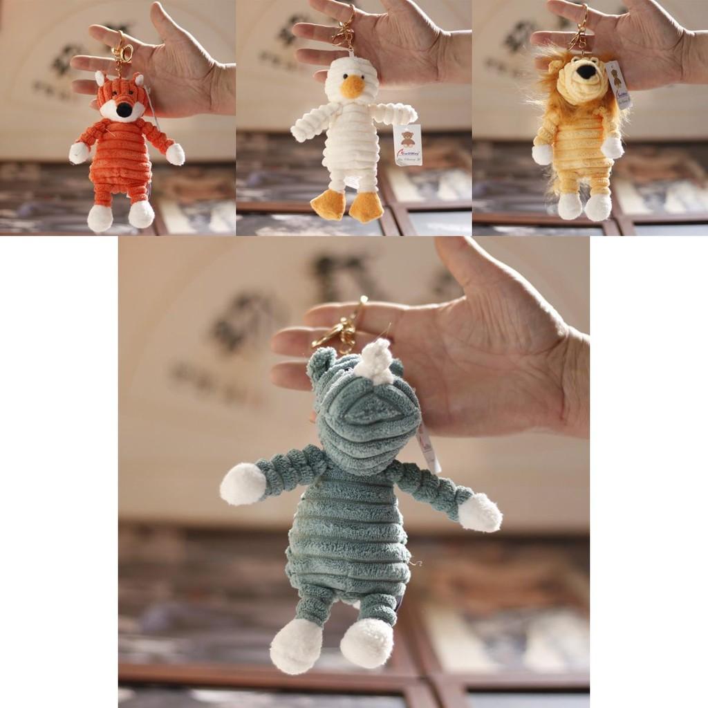 Adorable Plush Toy Keychain Lovable Animal Figures Perfect For Bags Keys Fun