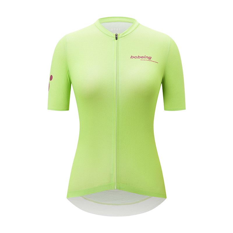 BCBE-ING Women's Dopamine Cycling Jersey - Lightweight, Breathable, Quick Dry Short Sleeve Top for Road Biking