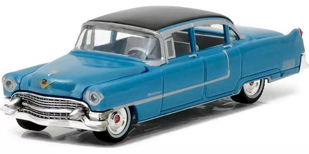 Greenlight Cadillac Fleetwood 1955 Blue Elvis Fleetwood ELVIS GREENLIGHT 1/64 [Used]