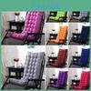 Elegant Solid Colored High Back Outdoor Cushion With Resilient Foam And Easy Maintenance