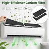 2Pcs Dustproof Air Conditioner Filter Breathable Honeycomb Filter Mesh Durable Air Cleaning Filter