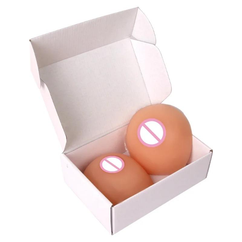 1 Pair of silicone breast surgery for role-playing, silicone breast shape crossdressing, transgender sissy queen bra set