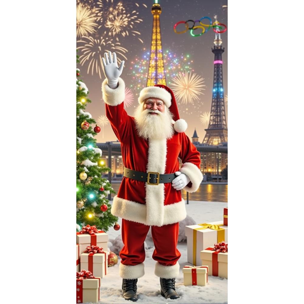 

Christmas Decoration Arch Christmas Trees Gift Box Background Merry Christmas Banner Party Photo Backdrop Photography Background