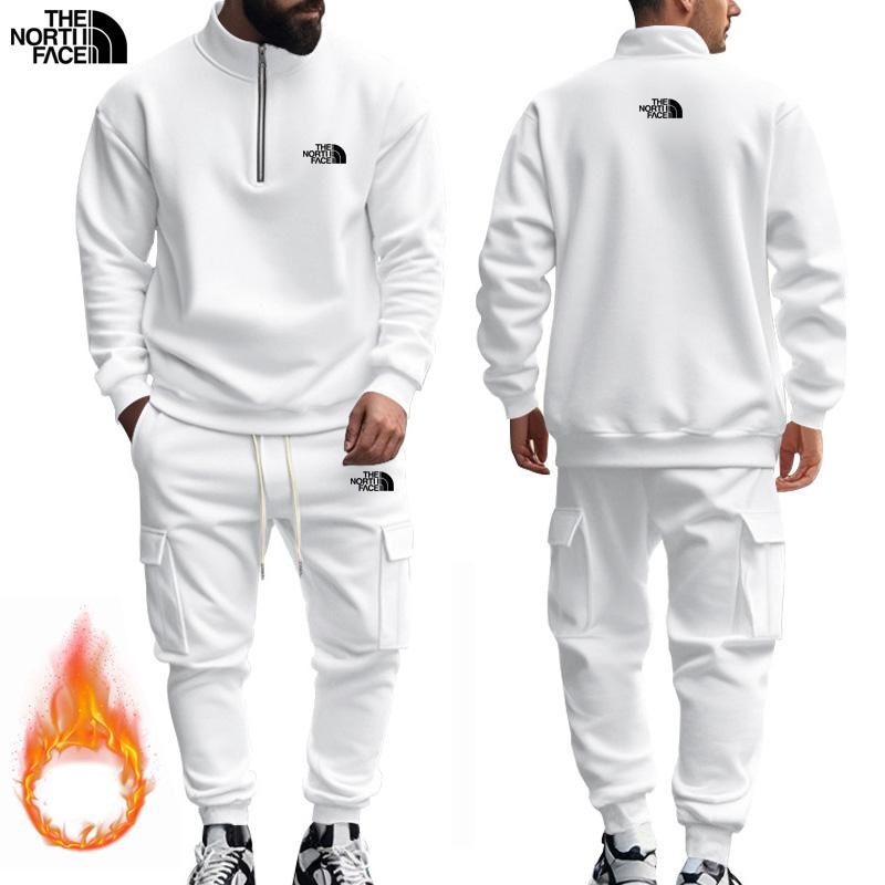 Комплект мужских спортивных брюк Camel Plus-size Осень-зима, новый стиль, американский, повседневный, плюшевый, теплый, на молнии S белый