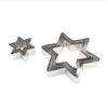 10 PCS Food-Grade Stainless Steel Star Theme Christmas Cookie Cutter Baking Gift