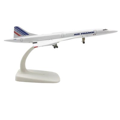 Concorde AIR FRANCE Airlines 20cm Legierung Metall Modellflugzeug Flugzeugmodelle Mit Ständer Flugzeugrolle Fahrwerk Handwerk Geschenk