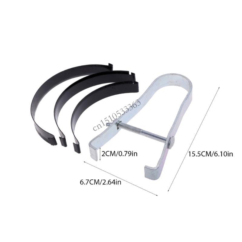 090E Universal Motorcycle Bike Repair Piston Rings Holding Compressor Tool Set 48mm-57mm-70mm 2/4 Strokes
