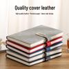 A5 Business Notebook: Customizable Soft Leather with Magnetic Buckle. Perfect for Meetings and Logo Printing.