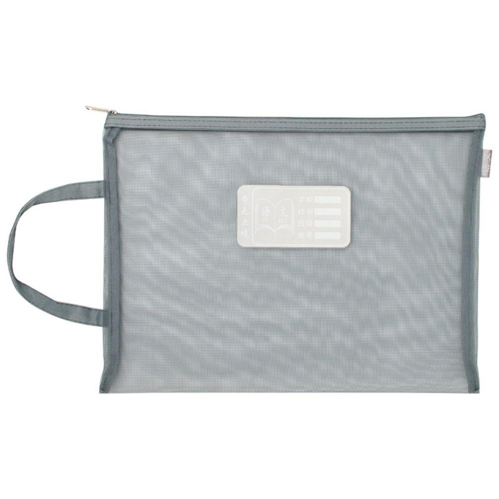Large Capacity A4 File Folder Mesh File Organizer Thickened Classification Folder