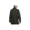 Nike Solid Color Twisted Knit Pile Collar Sweater Men Sweater Khaki-Green FB7771-325