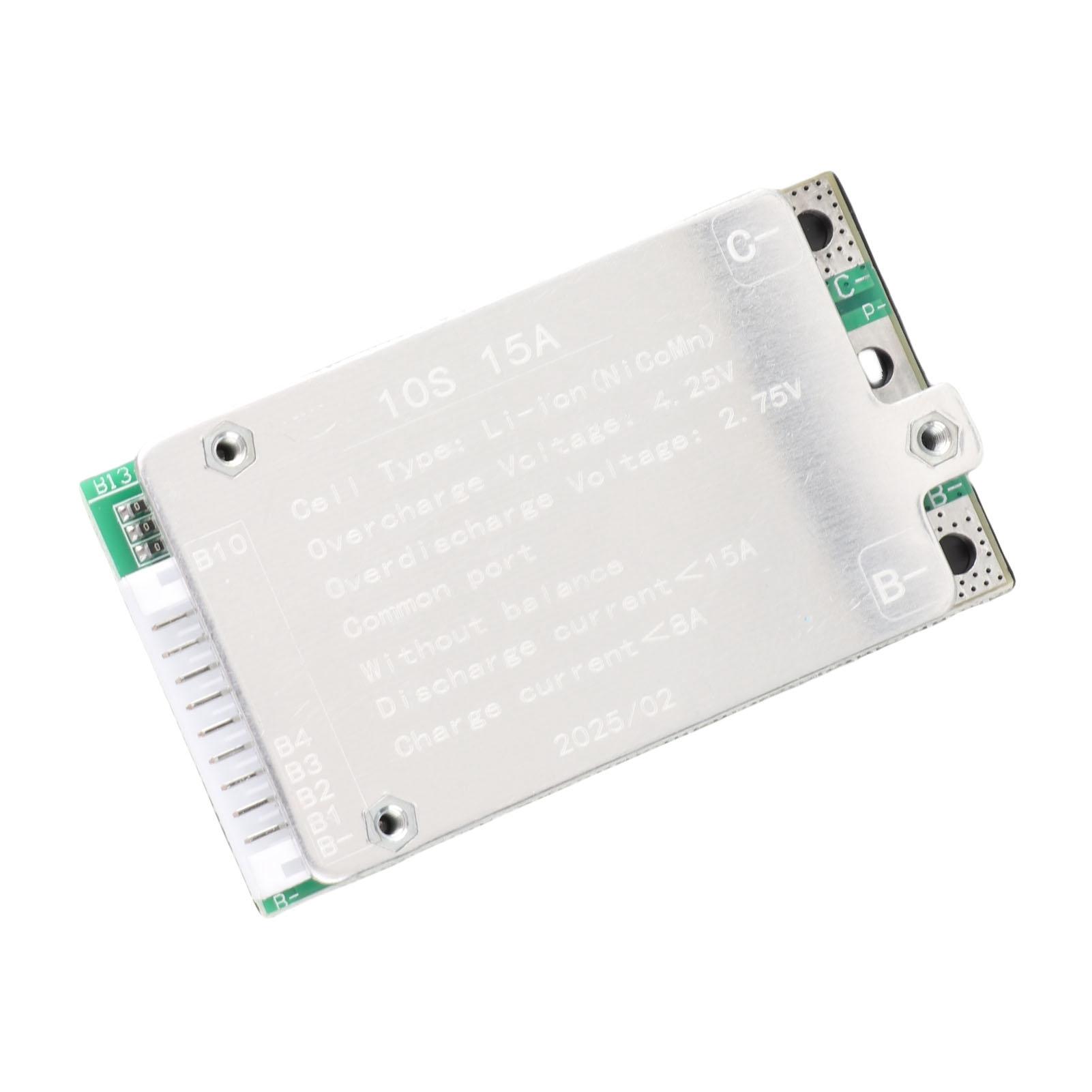 

Battery Management System PCB Protection Board for Li Ion Battery Cell Pack Power Supply 10S 15A 36V Without Balance