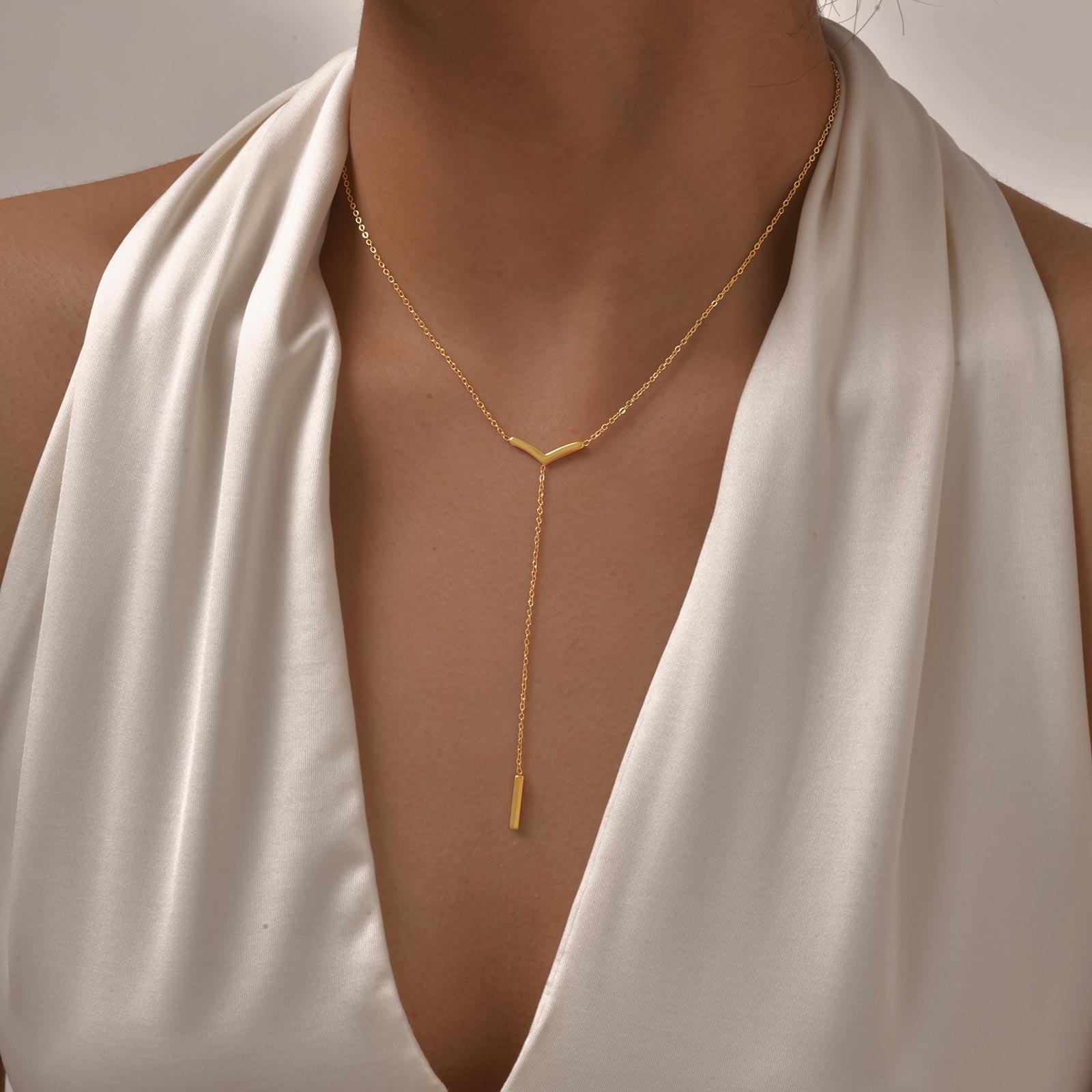 

Chic Square Pendant Necklace for Women,Stainless Steel Flat Rolo Chain Necklaces,Waterproof Jewelry Mother s Day Gifts