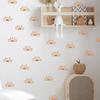 3Pcs Half Sun Wall Stickers, Self-Adhesive Removable Wall Decals, Waterproof And Scratch-Resistant Wall Decals for Bedroom Living Room Nursery Decor