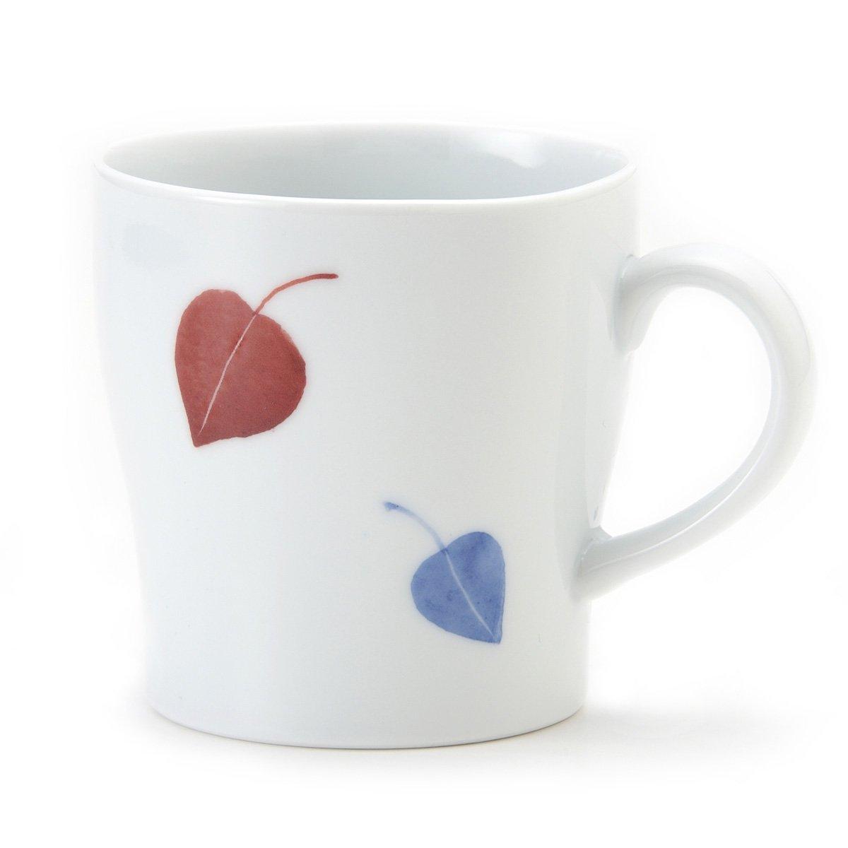 

Hasami Ware CtoC JAPAN Colorful Mug Leaf W12 x D9 x H9 385 Red (cm) (cc) красный