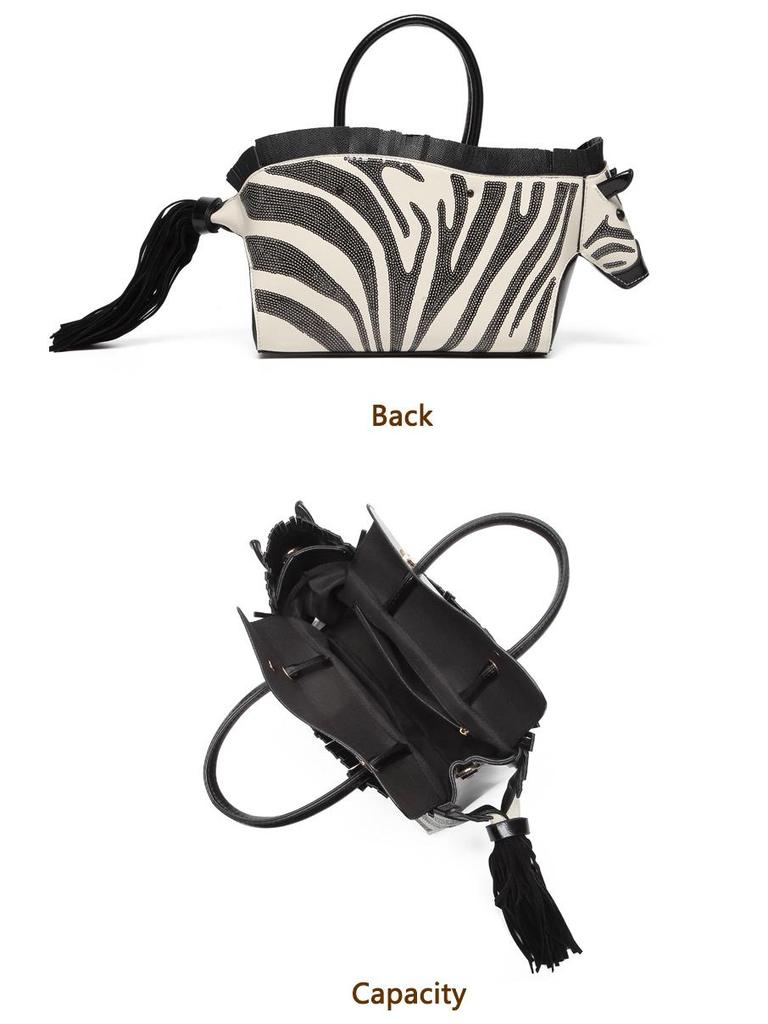 Dámská flitrová taška přes rameno se zebřím vzorem - Nový styl, Niche design, Kontrastní barva, Vysoce kvalitní textura, Osobnostní crossbody taška