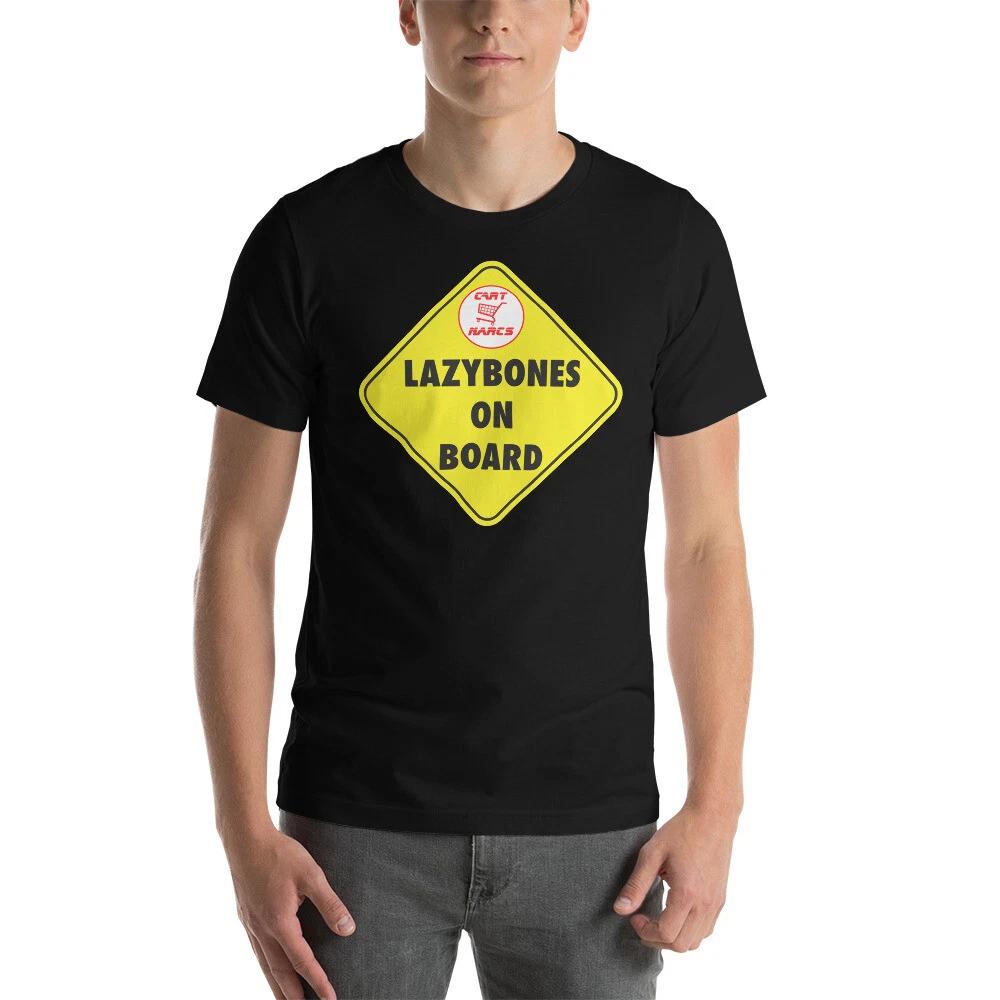 

Cart Narcs Lazy Bones On Board Graphic Tee Shirt Unisex t-shirt XL