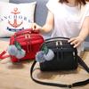 PU Leather Small Handbag For Women Girl Fashion Tassel Messenger Bags With Ball Female Shoulder Bags