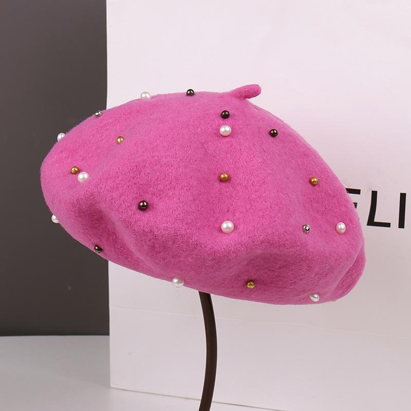 Fashion Autumn and Winter Small Face Big Head Circumference Beret Children Fashion Warm Painter Hat Versatile Newsboy Hat