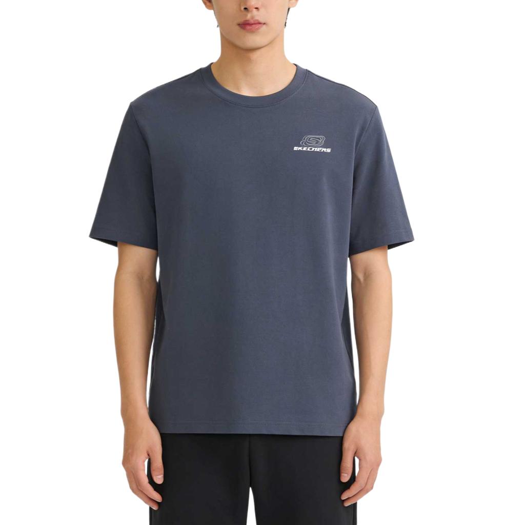 Skechers Solid Color Antibacterial T-Shirt Unisex tops L226U080-026R