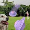 Interactive Natural Rubber Dog Toy Educational Training Anti-Bite Chew UFO Flying Saucer Movement Pet Accessories